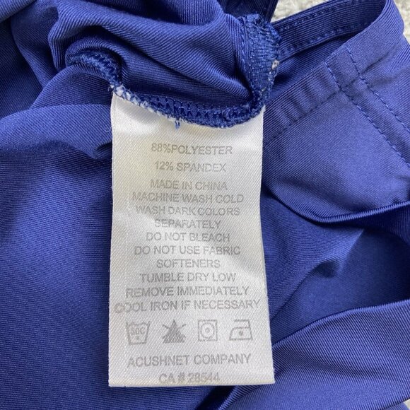 FootJoy Polo Shirt Mens‎ XL Blue White Lime Green Stripe Golf Embroidered - Picture 11 of 11